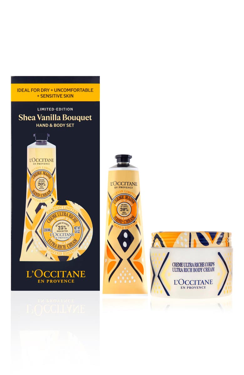 L'Occitane Vanilla Hand & Body Cream Set $73 Value, Alternate, color, 
