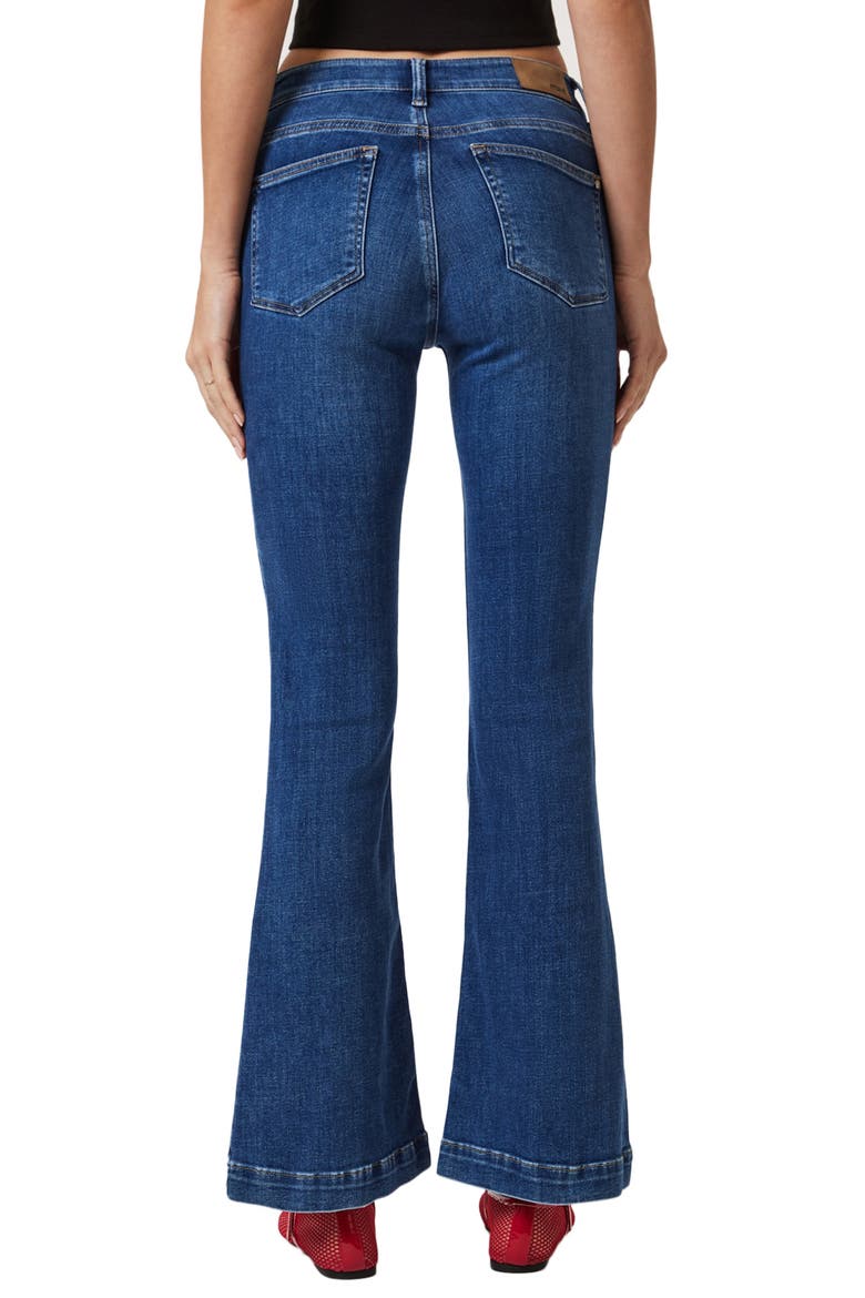 Sydney High Rise Flare Jeans, Alternate, color, DARK BRUSHED FEATHER