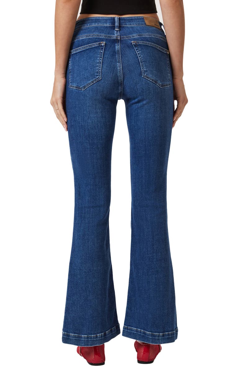Mavi Jeans Sydney Flare Jeans, Alternate, color, Dark Brushed Feather