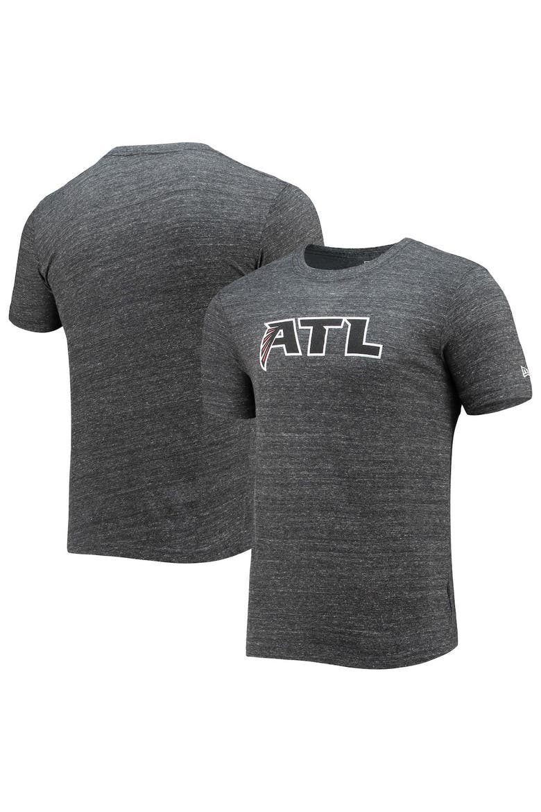 Men's New Era Black Atlanta Falcons Alternative Logo Tri-Blend T-Shirt, Main, color, Black