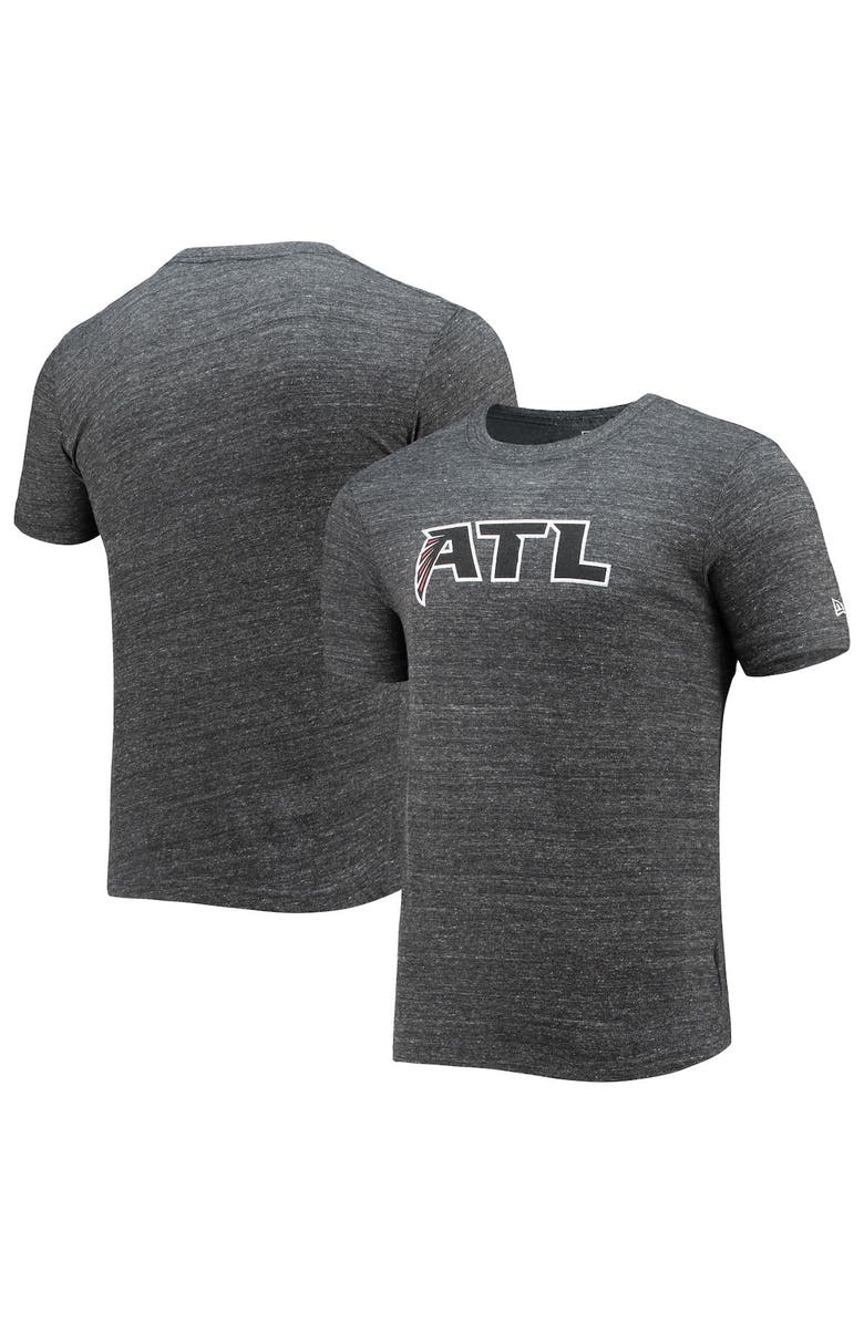 New Era Men's New Era Black Atlanta Falcons Alternative Logo Tri-Blend T-Shirt, Main, color, 