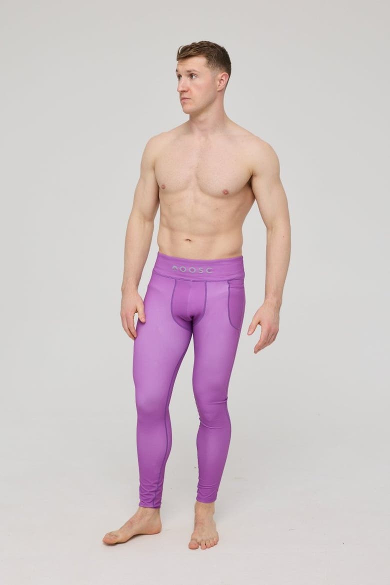 Elite Activewear Leggings - Purple, Alternate, color, Grey