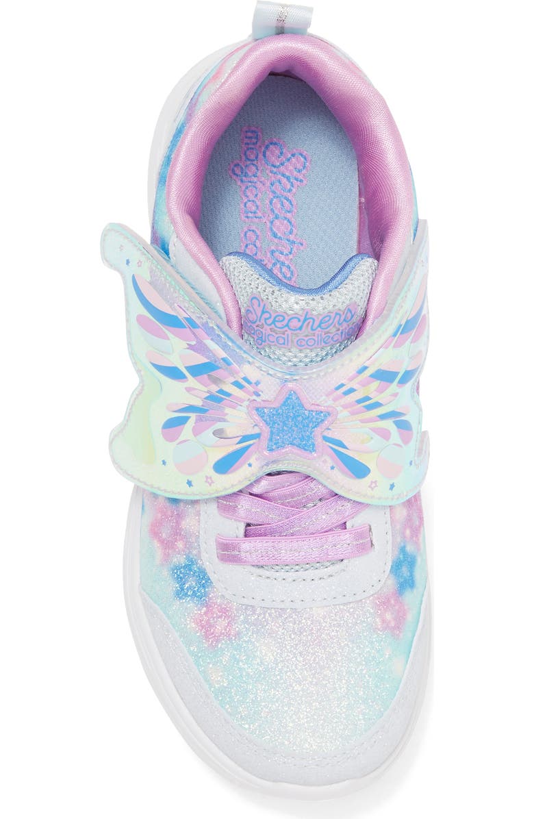 SKECHERS Kids' S Lights<sup>®</sup> Glimmer Kicks Magical Wings Sneaker, Alternate, color,