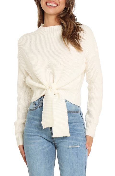 Captivate Tie Hem Sweater