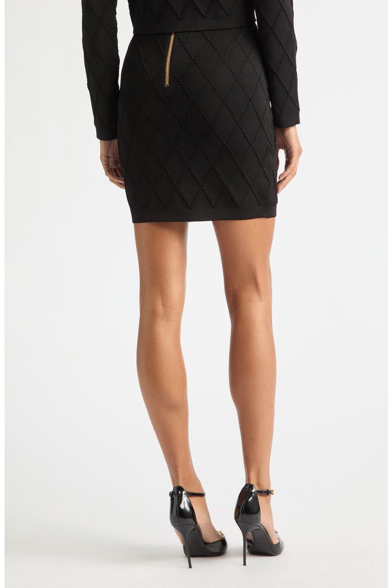Diamond Milano Stitch Sweater Skirt, Alternate, color, 0PA BLACK