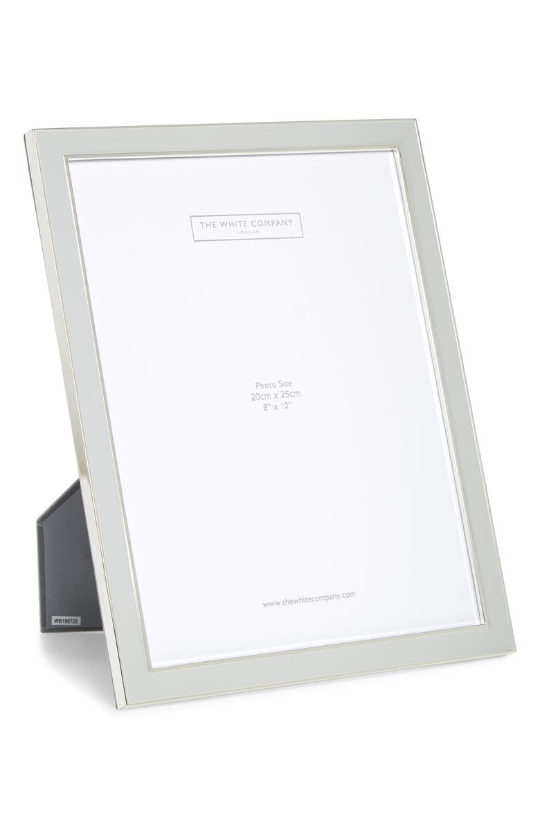 The White Company Silver Plated Picture Frame, Alternate, color,