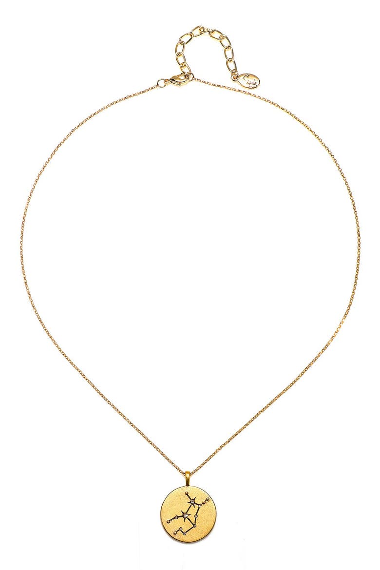 Celestial Pendant Necklace, Main, color, VIRGO/ GOLD