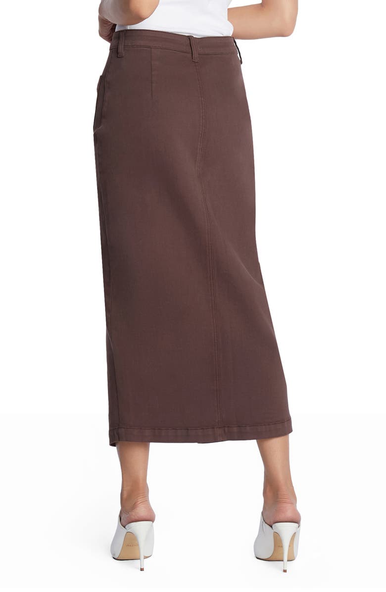 Wash Lab Denim Carin Denim Maxi Skirt, Alternate, color, Cocoa