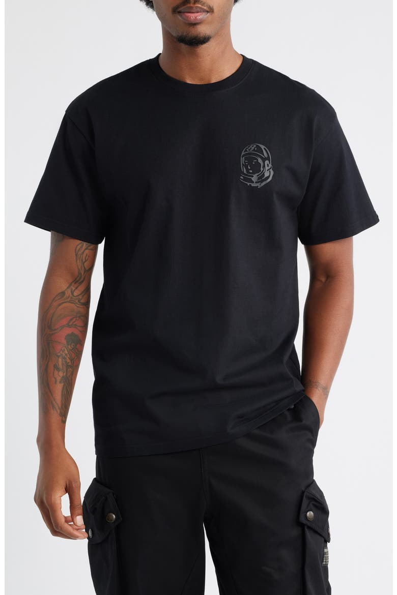 Helmet Head Cotton Graphic T-Shirt, Main, color, BLACK