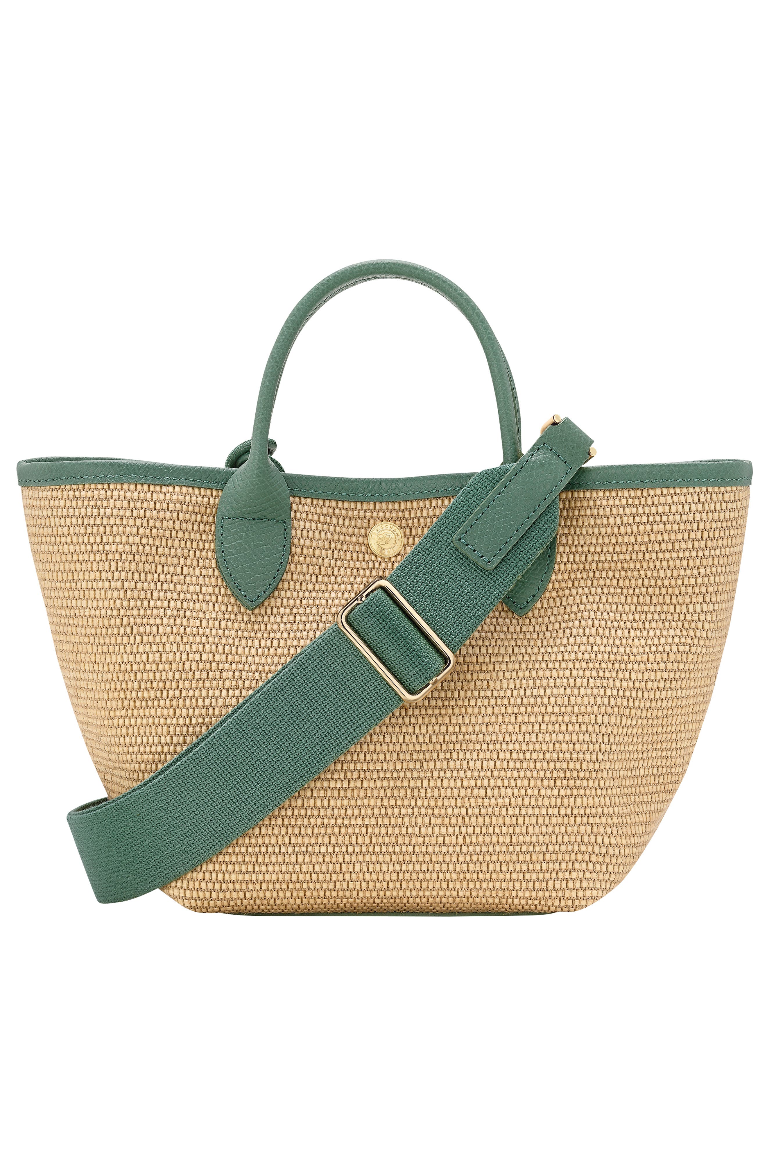 Longchamp Extra Small Le Pliage Panier Ceramique Top Handle Bag, Alternate, color, Oregano