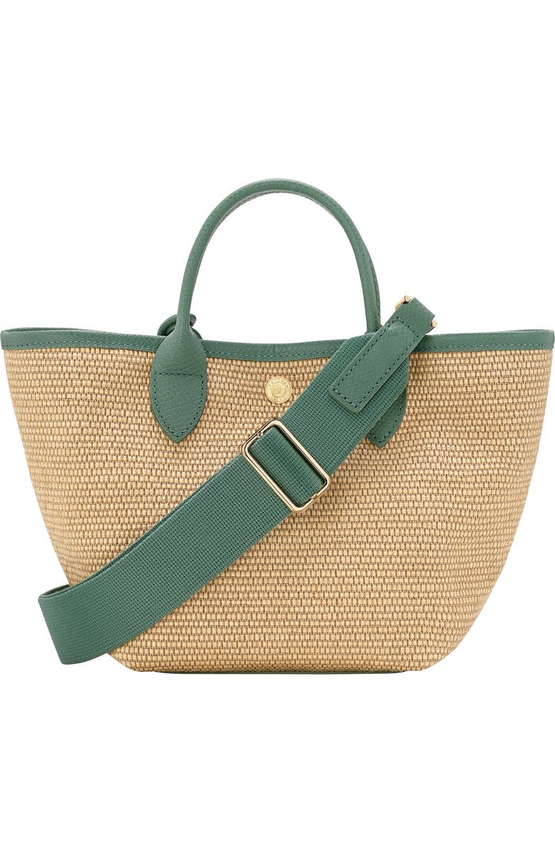 Longchamp Extra Small Le Pliage Panier Ceramique Top Handle Bag, Alternate, color, Oregano