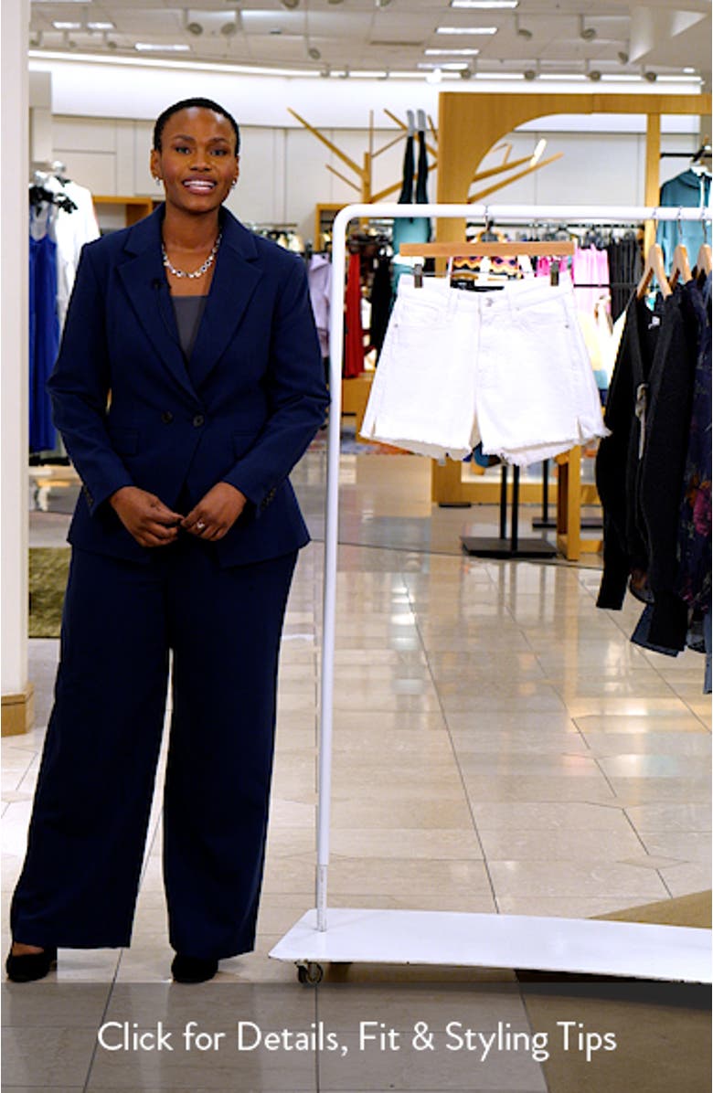 Heidi High Waist Relaxed Denim Cutoff Shorts, sales video thumbnail