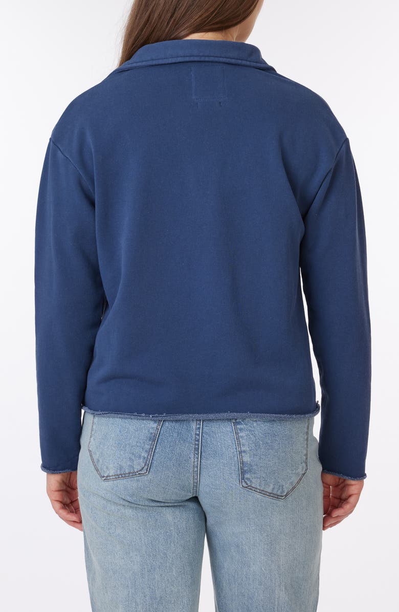 C & C California Samantha Sun Washed Terry Pullover, Alternate, color, Titan