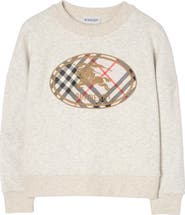 Burberry Knight Check Cotton Sweater