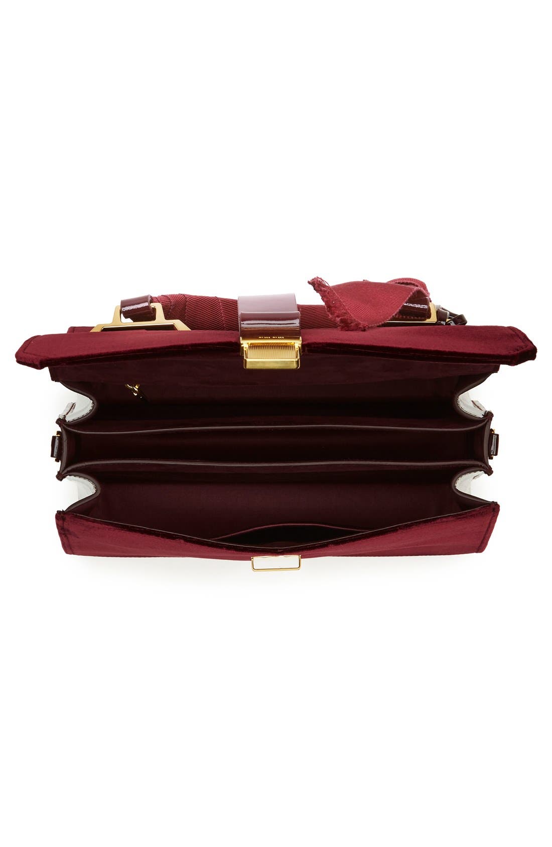 Miu Miu 'Velutto' Top Handle Satchel, Alternate, color, 