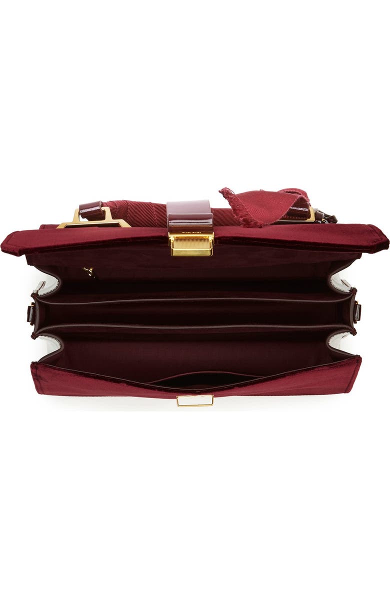 Miu Miu 'Velutto' Top Handle Satchel, Alternate, color,