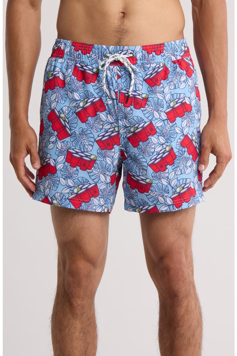 Wilmington Sport Swim Trunks, Main, color, LIGHT BLUE