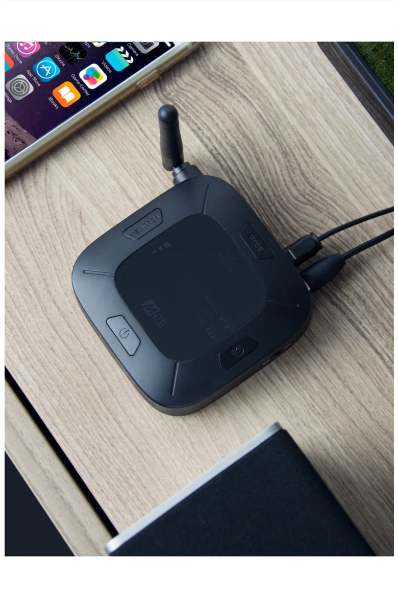 Connect Hub Bluetooth Audio Transmitter & Receiver, Alternate, color, Black