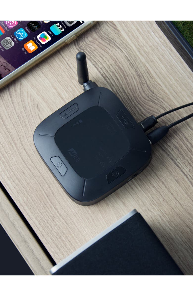 MEE audio Connect Hub Bluetooth Audio Transmitter & Receiver, Alternate, color, Black