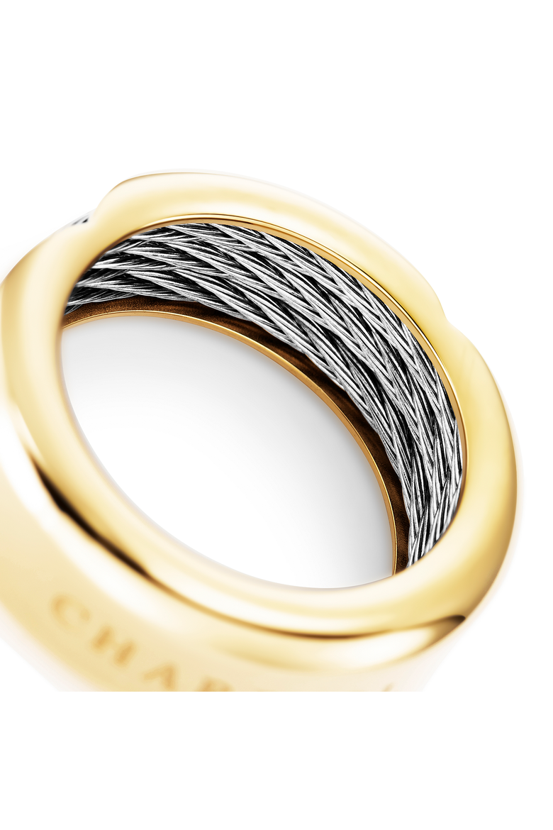 Celtic Dream Ring, Alternate, color, Yellow gold PVD