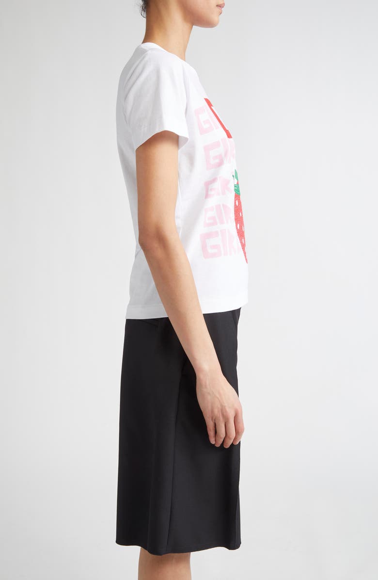 Comme des Garçons Girl x Brett Westfall Cotton Jersey Logo Graphic T-Shirt, Alternate, color, 