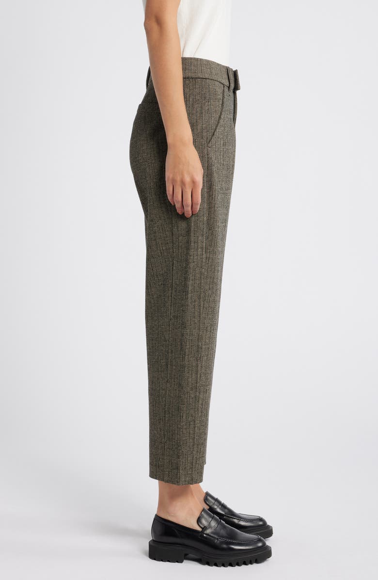 Wit & Wisdom 'Ab'Solution Skyrise Herringbone Ankle Slim Trousers, Alternate, color, 