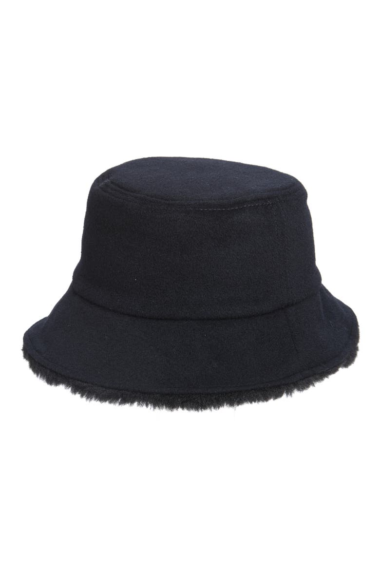 The Wool Blend Bucket Hat, Alternate, color, BLACK