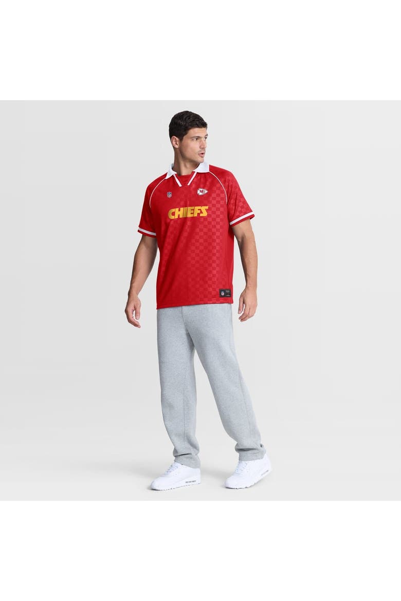 Men's Fanatics Red/White Kansas City Chiefs Homerun Raglan V-Neck Polo, Alternate, color, Red