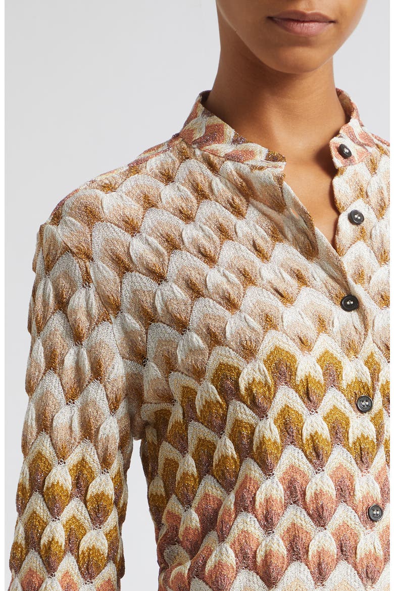 Metallic Button-Up Shirt, Alternate, color, S30GA