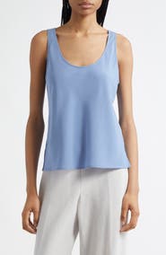 Vince Bias Stretch Silk Tank