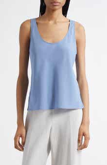Vince Bias Stretch Silk Tank