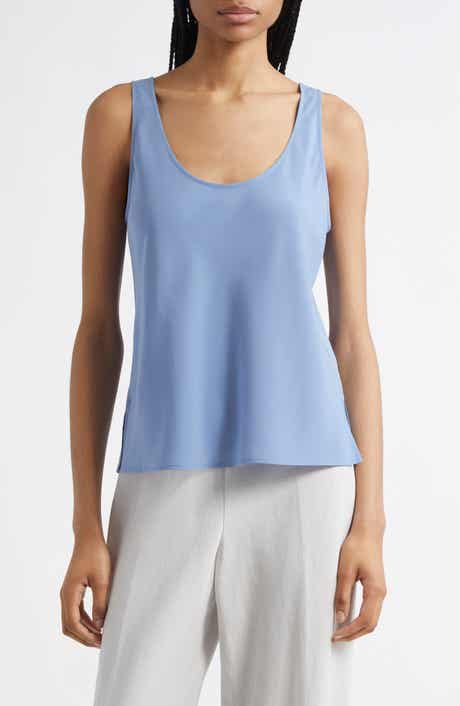 Vince Bias Stretch Silk Tank