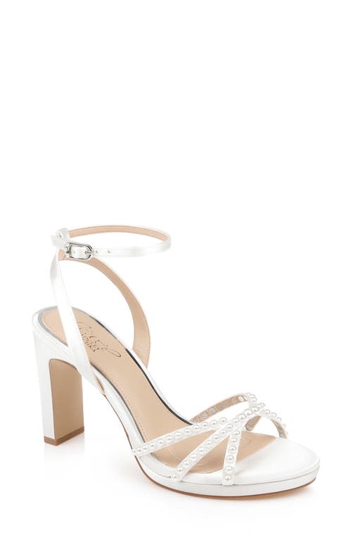 Jewel Badgley Mischka Women's Iona Sandals In White