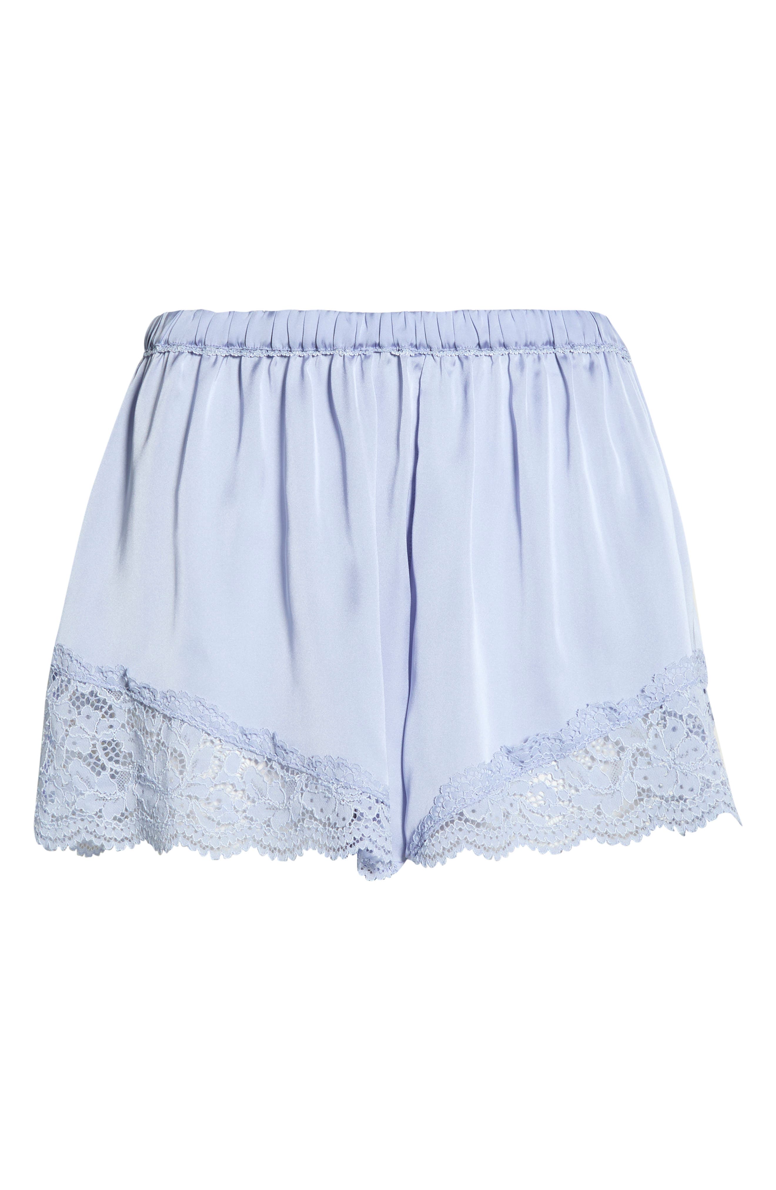 Meet Me in the Middle Lace Trim Tap Shorts (Women) | Nordstrom