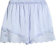 Free People Meet Me in the Middle Lace Trim Tap Shorts