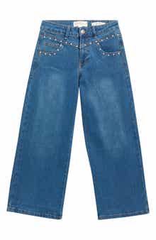 Kids' Olivia Western Yoke Wide Leg Jeans