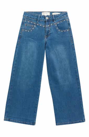 Kids' Olivia Western Yoke Wide Leg Jeans