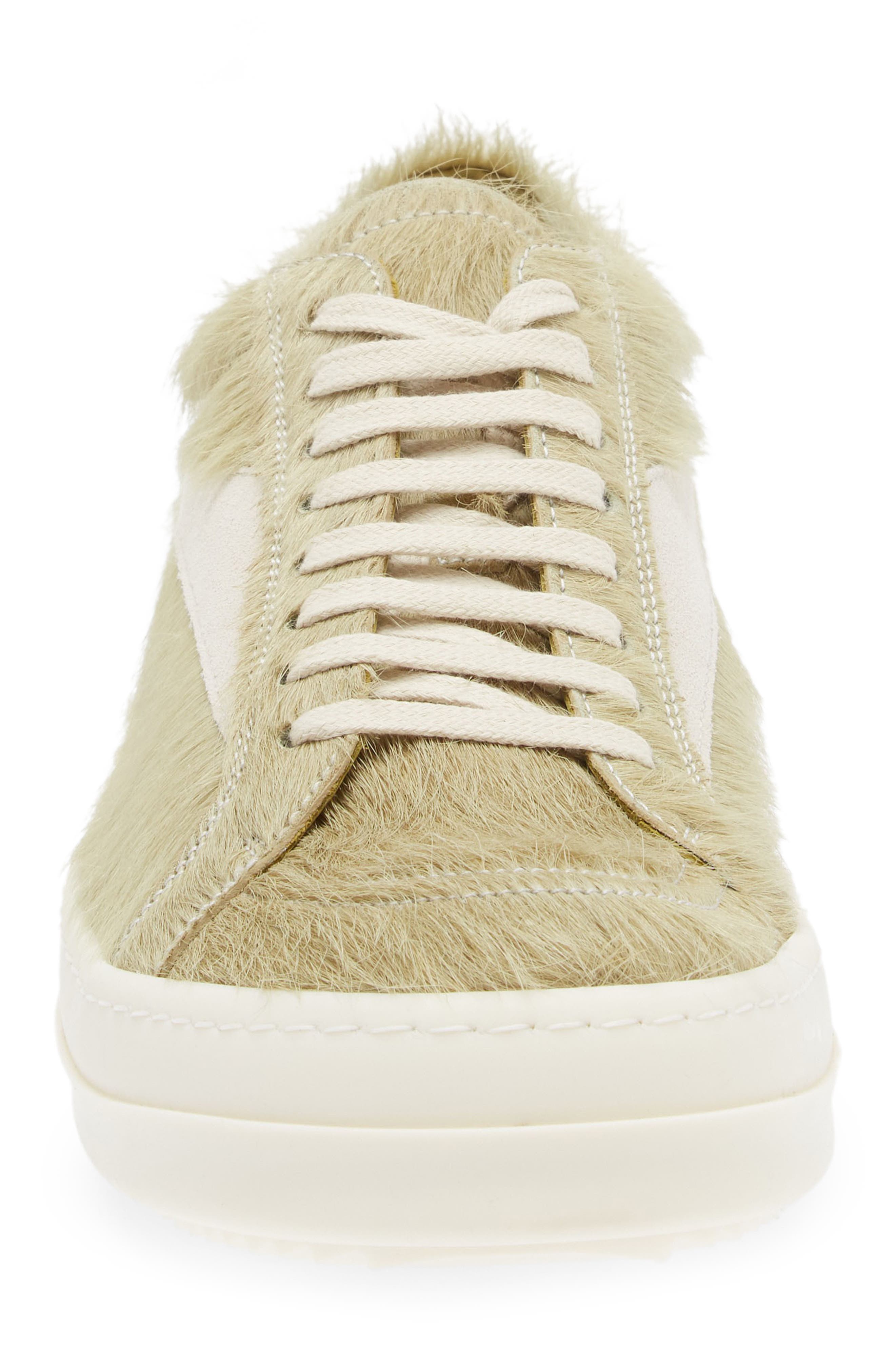 Rick Owens Luxor Vintage Genuine Calf Hair Sneaker, Alternate, color, 