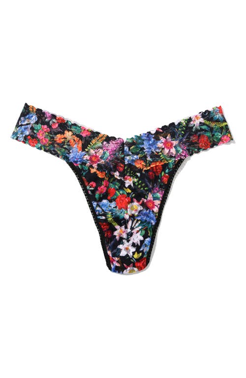 Hanky Panky Print Original Rise Thong In Multi