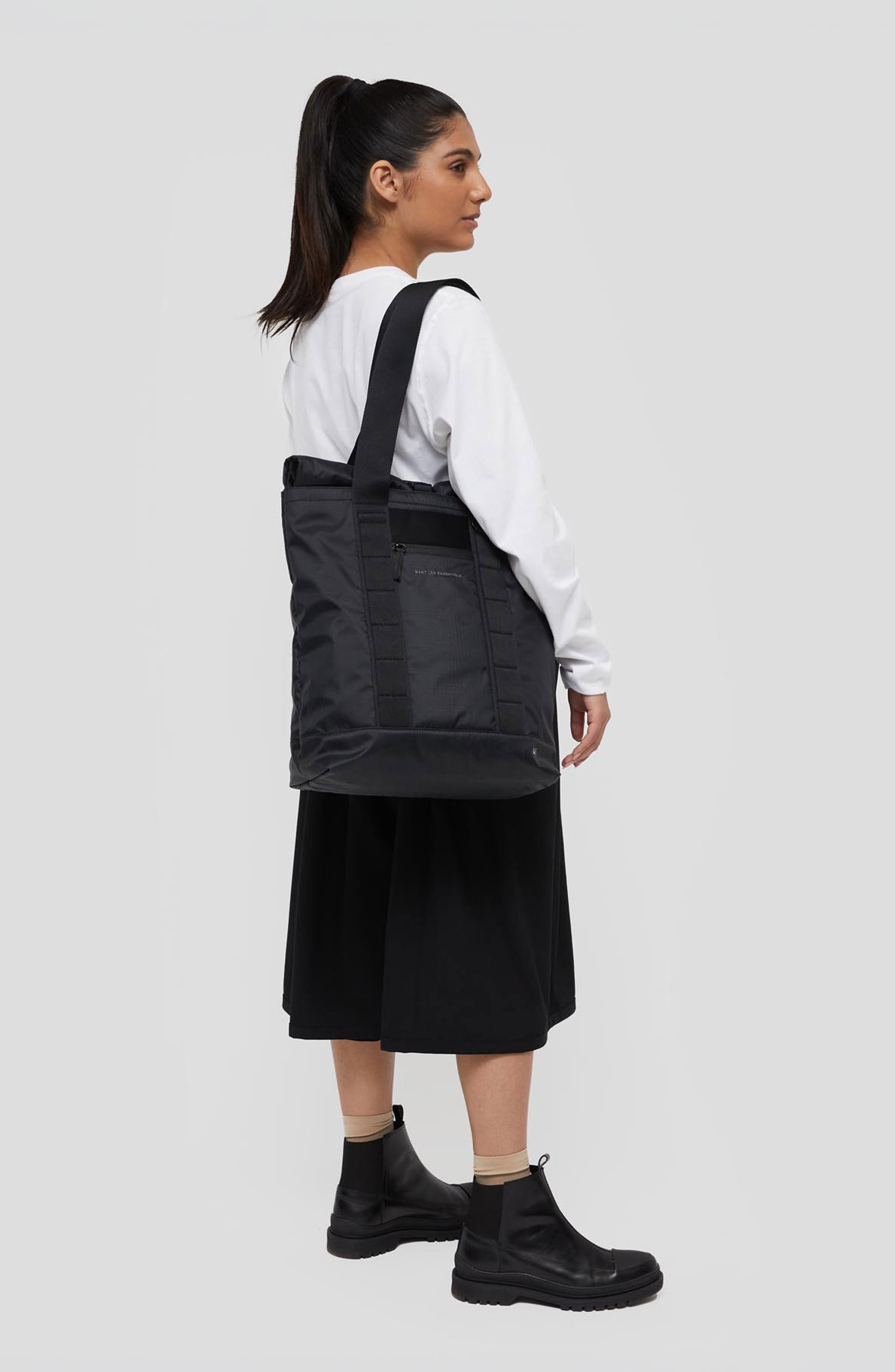 WANT Les Essentiels Havel Utility Tote Bag, Alternate, color, Black Eco Nylon/ Black