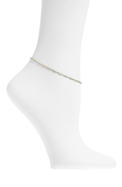 Kaz Beaded Anklet