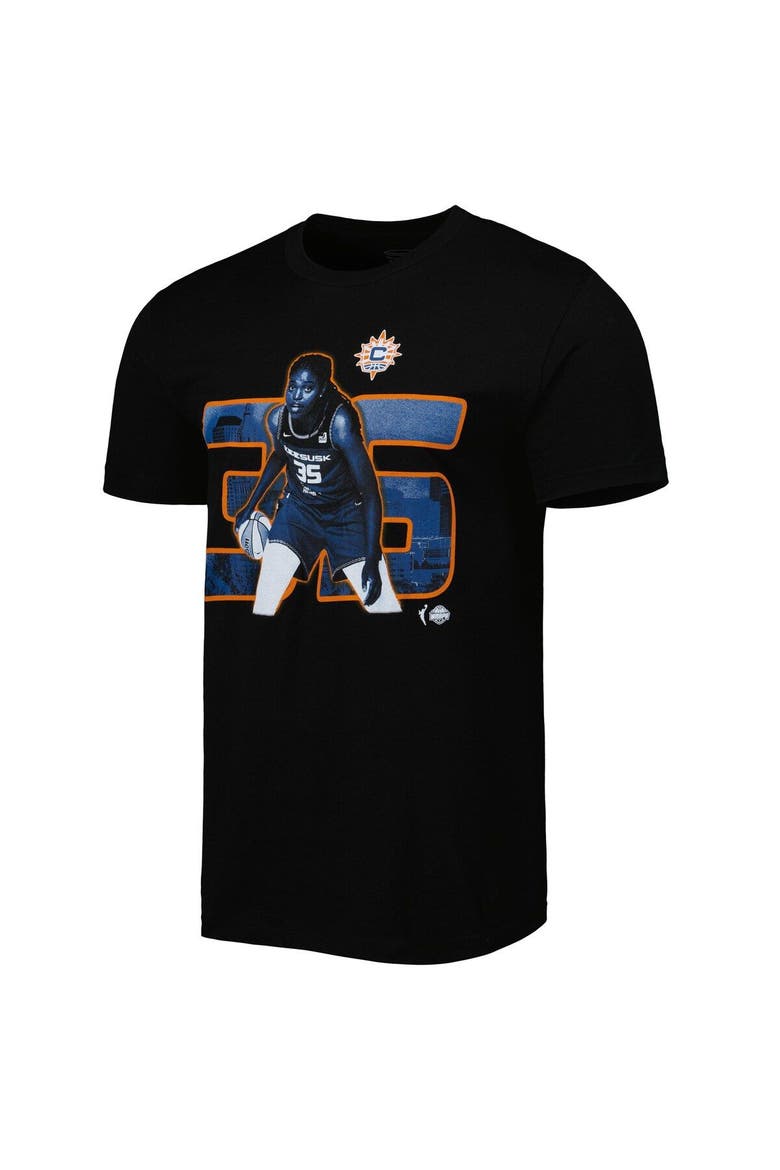 Unisex Stadium Essentials Jonquel Jones Black Connecticut Sun Player Skyline T-Shirt, Alternate, color, Black