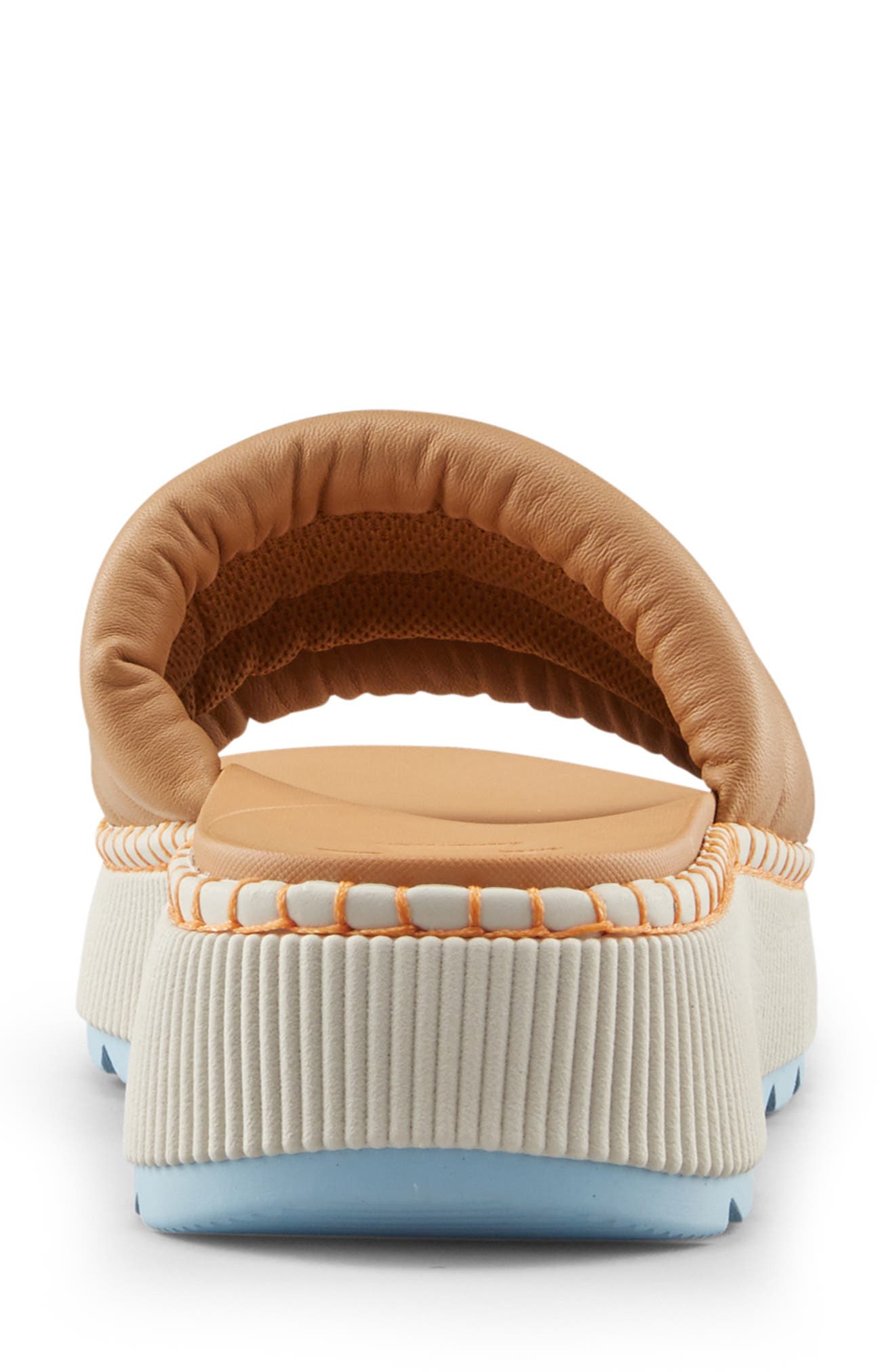 Soprato Quilted Slide Sandal, Alternate, color, CARAMEL