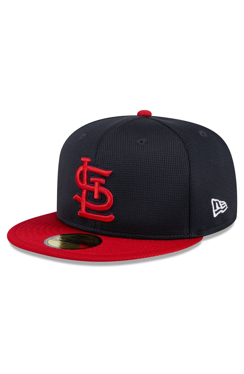 New Era Men's New Era Navy St. Louis Cardinals 2024 Batting Practice 59FIFTY Fitted Hat, Alternate, color, Navy