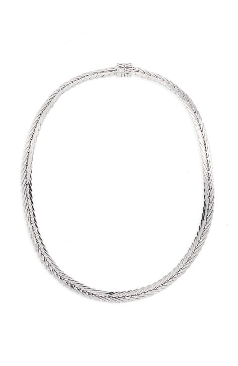 Modern Chain Collar Necklace