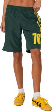 EDIKTED 76 Nylon Bermuda Shorts