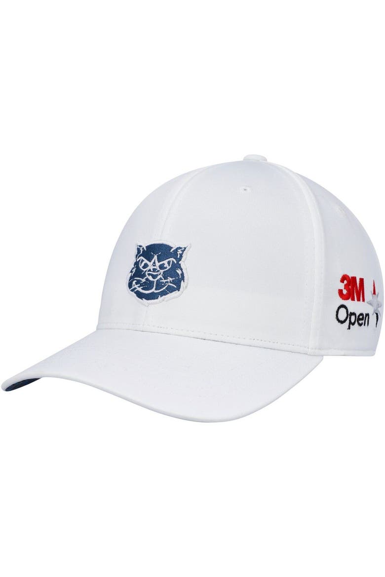 Men's Puma White 3M Open Golf x Hoops Adjustable Hat, Main, color, White