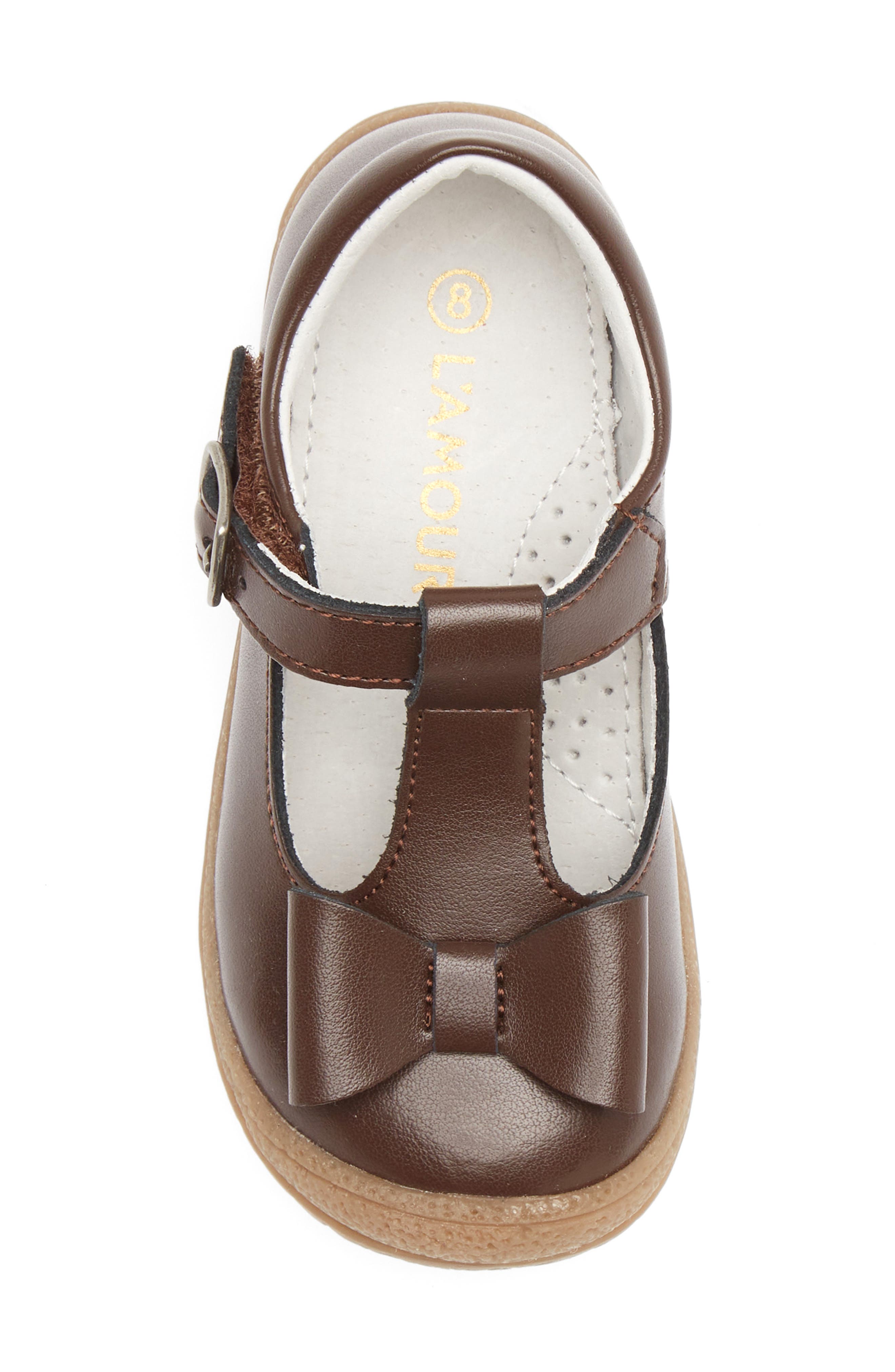 Emma Bow Mary Jane, Alternate, color, BROWN