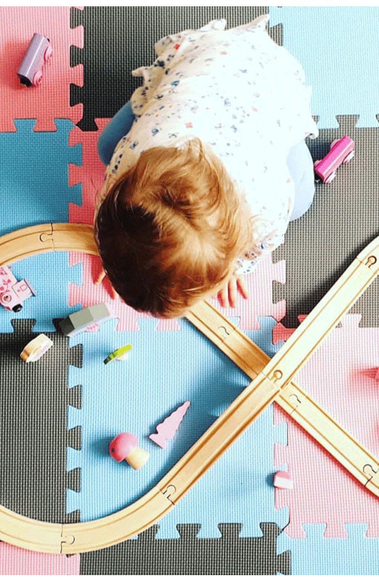 Bigjigs Rail Fairy Figure of Eight, Alternate, color, Pink