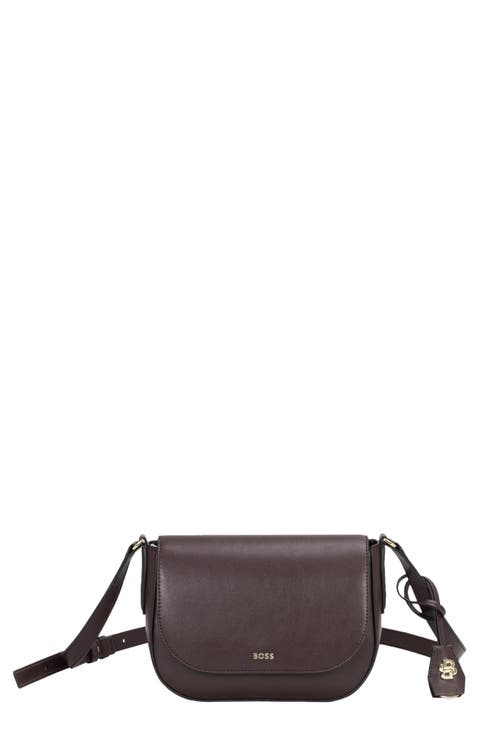 Numah Leather Saddle Crossbody Bag